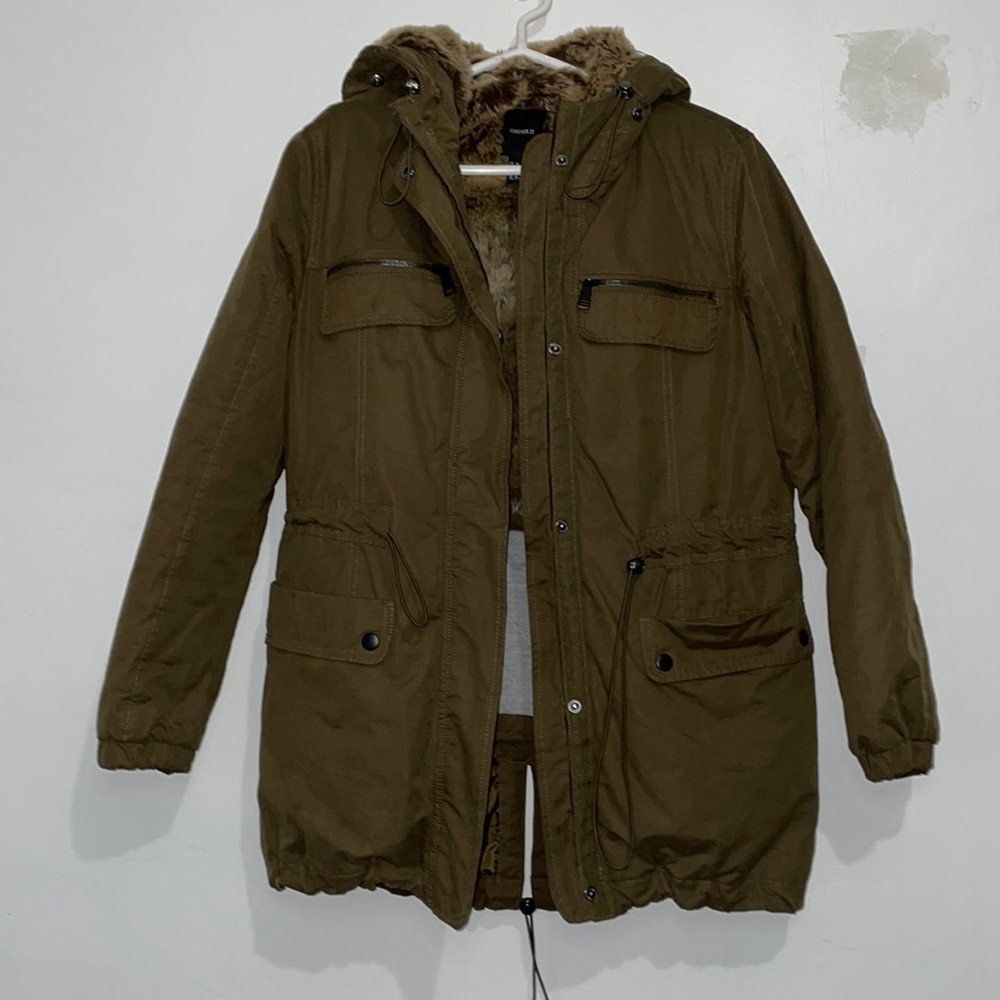 Size M Women’s Forever 21 Green Coat